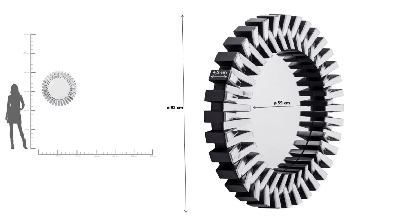 Spiegel Sprocket Ø92cm 14 Spiegel Sprocket Ø92cm – Bild 12