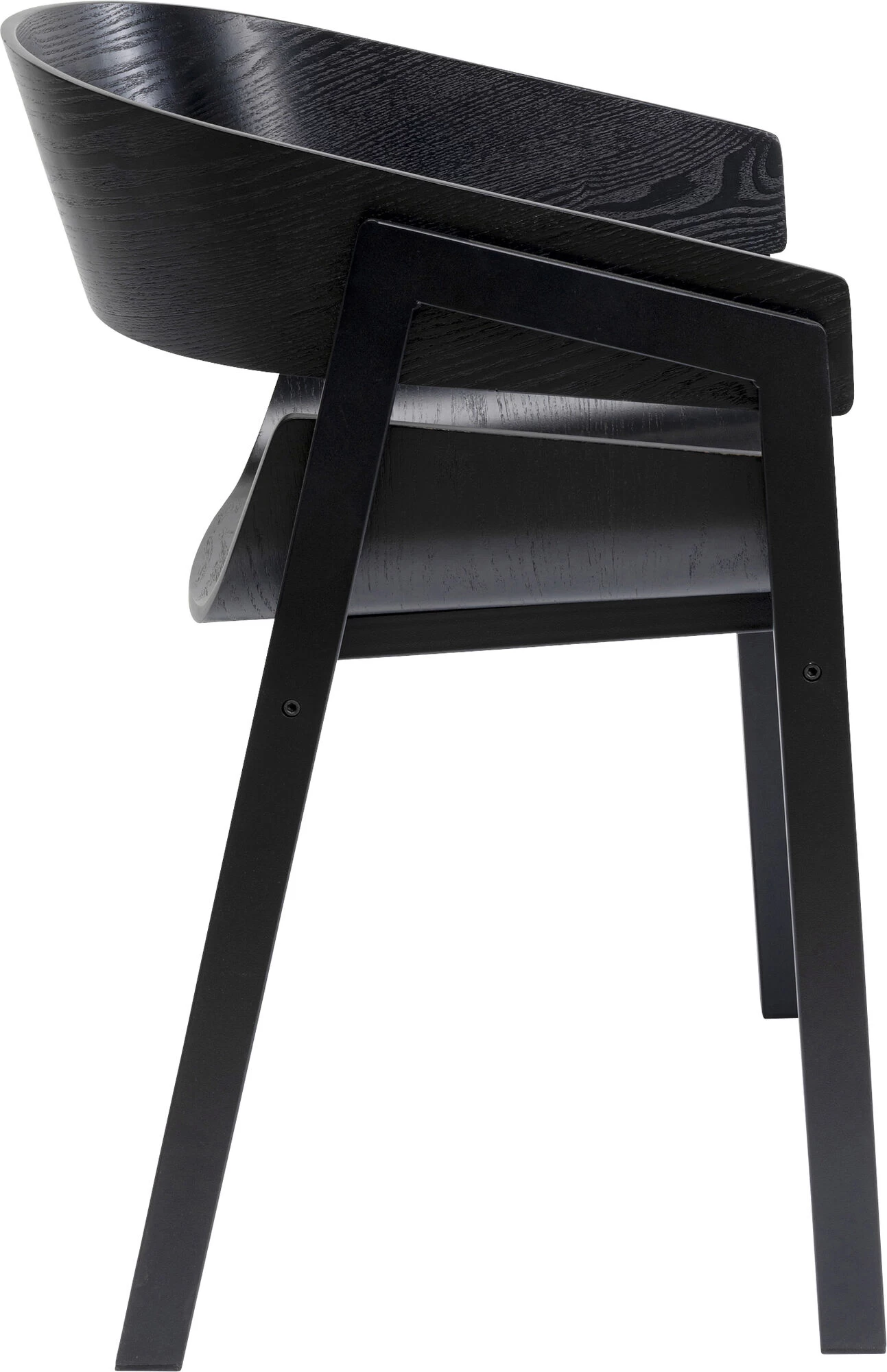 Armlehnstuhl Biarritz Schwarz 5 Armlehnstuhl Biarritz Schwarz – Bild 3