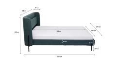 Bett Tivoli Grün 160x200cm 41 Bett Tivoli Grün 160x200cm -Bestes Möbelkollektions Geschäft 0541fd0b828242c25c83d456d2107fd69eb014f4