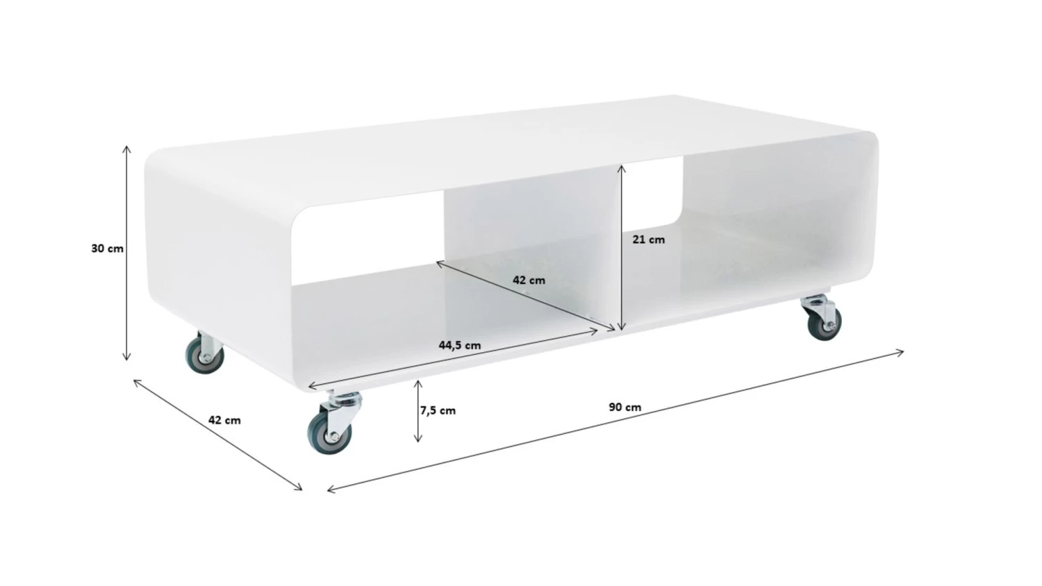 TV Board Lounge M Mobil Weiß 12 TV Board Lounge M Mobil Weiß – Bild 10