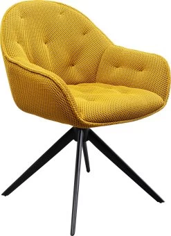 Drehstuhl Carlito Mesh Gelb
