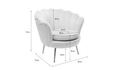 Sessel Water Lily Beige -Bestes Möbelkollektions Geschäft 092a23bd79ed754a746a6401bf32a7c52cbcd87a