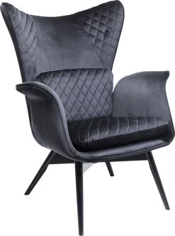 Sessel Tudor Velvet Schwarz -Bestes Möbelkollektions Geschäft 094608627625b0a41620beb62c173295749f76d6