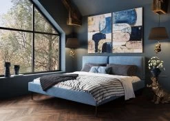 Bett East Side Cord Blau 180x200cm -Bestes Möbelkollektions Geschäft 09d35d194d523987b7d77ec8249698bee29124c1