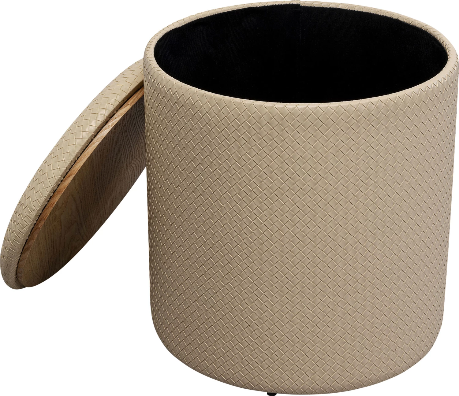 Hocker Venezia Storage Beige Ø40cm 4 Hocker Venezia Storage Beige Ø40cm – Bild 2