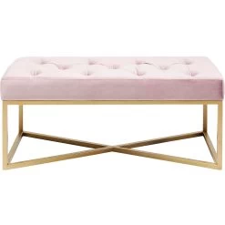 Bank Crossover Rose Brass 90x40cm -Bestes Möbelkollektions Geschäft 0bcfcd3c43e1250773cd574b05303e6d14fc3564