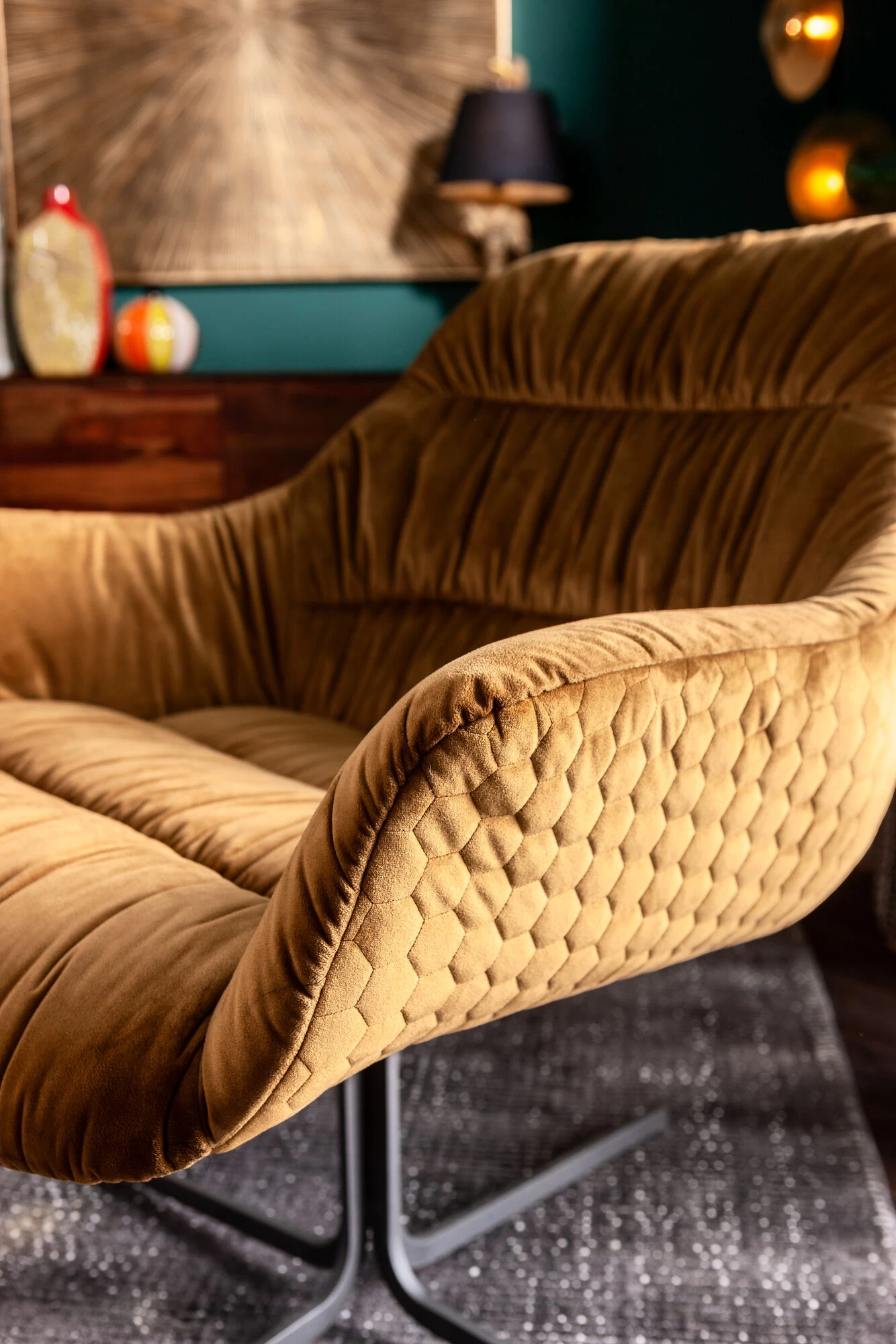 Drehsessel Bristol Gelb 5 Drehsessel Bristol Gelb – Bild 3