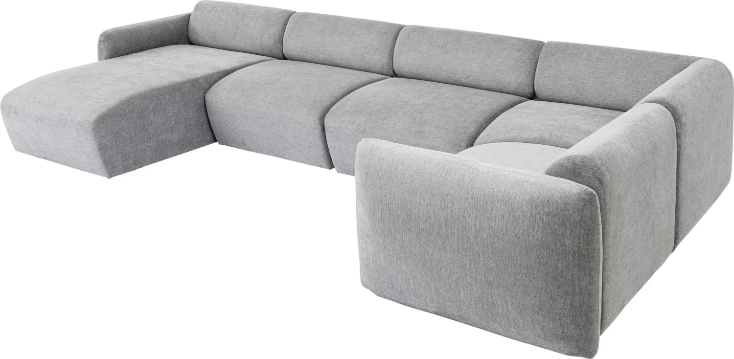 Wohnlandschaft 1 Lucca Grau Links 328cm 4 Wohnlandschaft 1 Lucca Grau Links 328cm – Bild 2