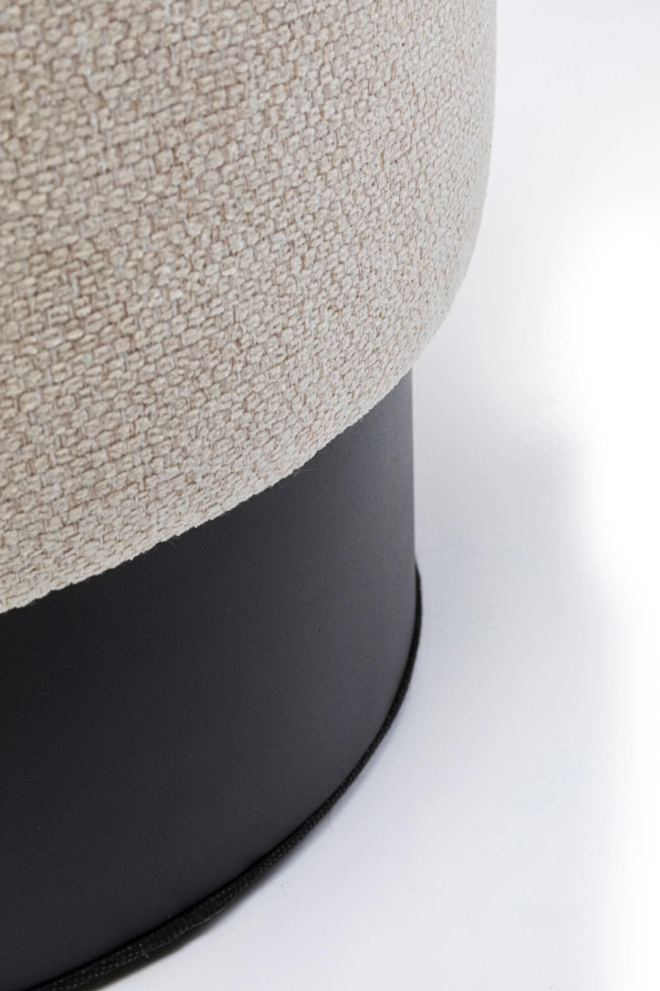 Hocker Cherry Creme Black Ø36cm 8 Hocker Cherry Creme Black Ø36cm – Bild 6