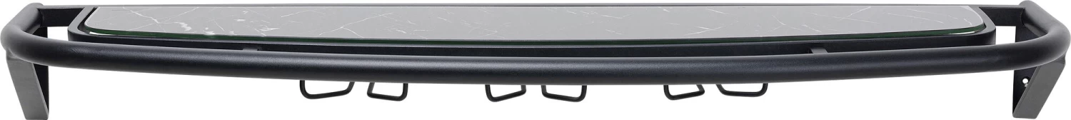 Wandregal Treviso Schwarz 120x10cm 4 Wandregal Treviso Schwarz 120x10cm – Bild 2