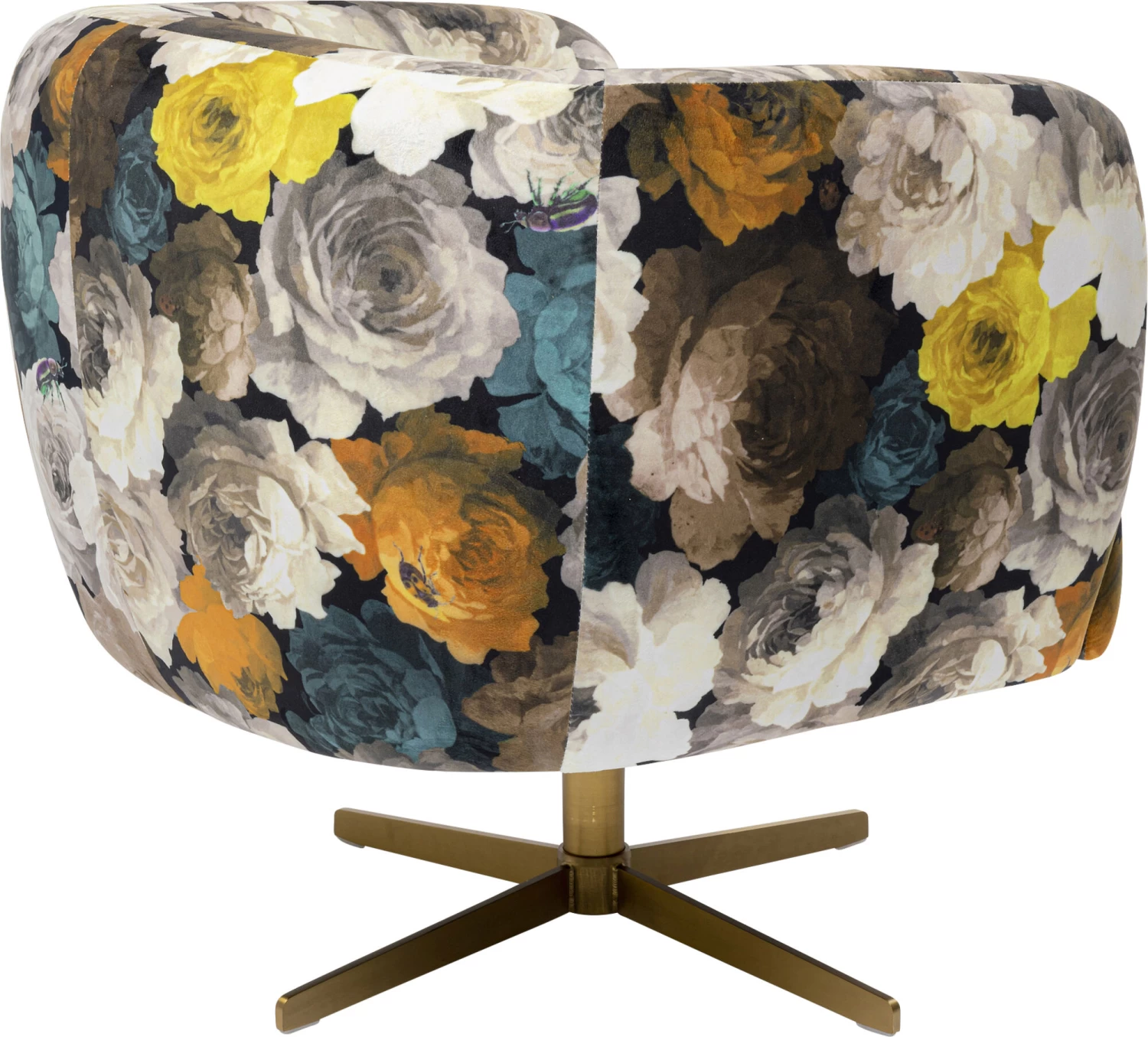 Drehsessel Peony Flower Gelb 10 Drehsessel Peony Flower Gelb – Bild 8