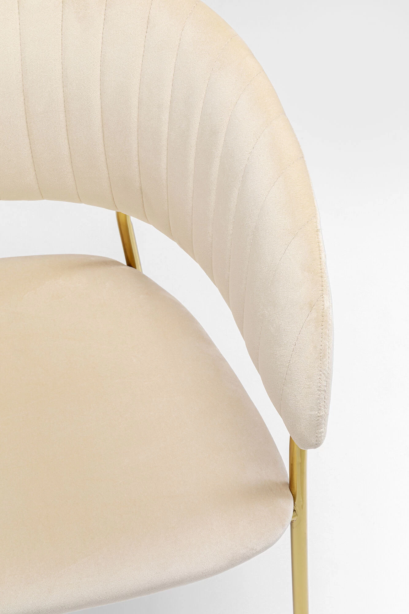 Armlehnstuhl Belle Velvet Creme (2/Set) 12 Armlehnstuhl Belle Velvet Creme (2/Set) – Bild 10