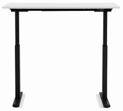 Schreibtisch Office Smart Schwarz Weiß 140x70cm