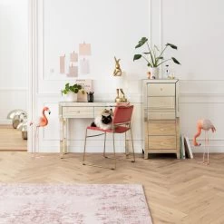 Hochkommode Luxury Pearl 5 Schübe