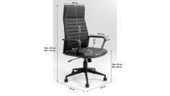 Bürostuhl Labora High Pebble -Bestes Möbelkollektions Geschäft 18892501bea5d789656553d527abb86432abc338