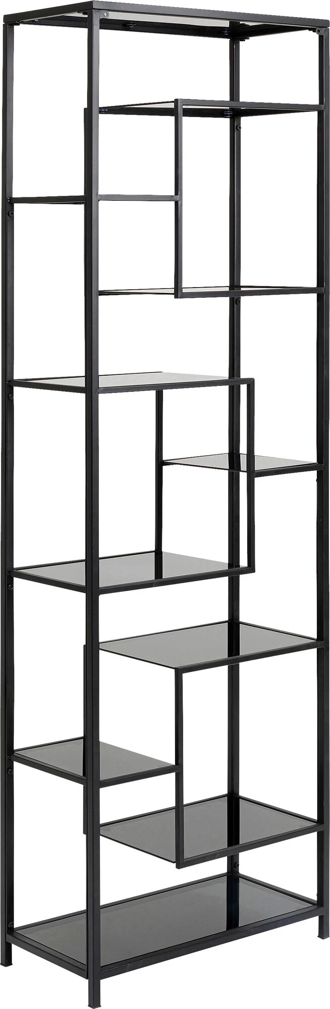 Regal Loft Schwarz 60x195cm 5 Regal Loft Schwarz 60x195cm – Bild 3