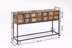 Konsole Bastidon 125cm -Bestes Möbelkollektions Geschäft 1a63ce5fa3c302d4b0ad7b72427b81dc9ae9fe57