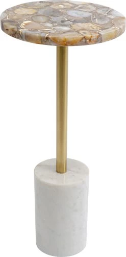 Beistelltisch Agate Base Weiß Ø25cm -Bestes Möbelkollektions Geschäft 1bbb0e69ee26da28aa1e200dd5ed7cfbdde2d653