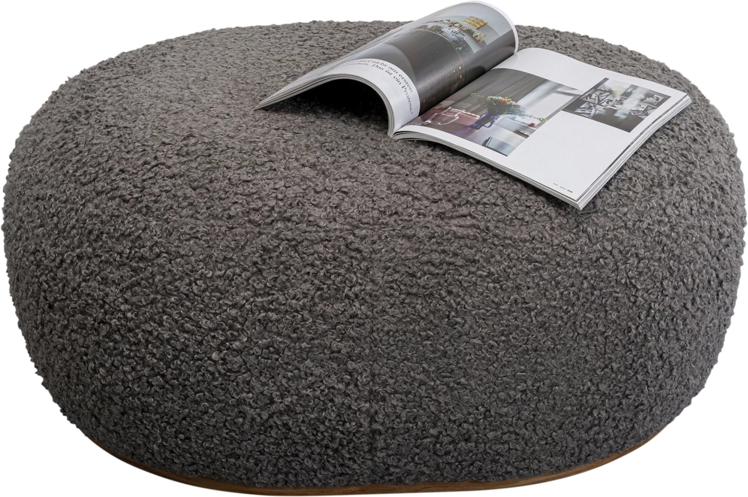 Bank Pebble Boucle Grau 81cm 4 Bank Pebble Boucle Grau 81cm – Bild 2