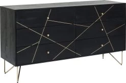Sideboard Gold Vein 6 Schübe 145x82cm -Bestes Möbelkollektions Geschäft 1d8293ab78acd76112cce7e0b8a0acf0b731ffe0