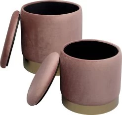 Hocker Cherry Storage Rose Brass (2/Set) -Bestes Möbelkollektions Geschäft 1ef201e3f37b0a08c227620fb7dc6d2603edc0f4