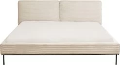 Bett East Side Cord Creme 160x200cm -Bestes Möbelkollektions Geschäft 1fb2ce7339e33a723f2a1643cd1fd78803336db9