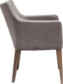 Armlehnstuhl Mode Velvet Grau -Bestes Möbelkollektions Geschäft 21c4ca159bfd64664913e9337859f31cc2881a9b