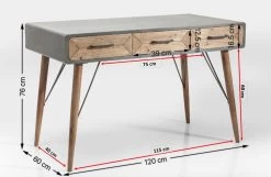 Schreibtisch X Factory 120x60cm 3SK -Bestes Möbelkollektions Geschäft 22788e8526f2672c482f7237e7ec3dbb76ec9312