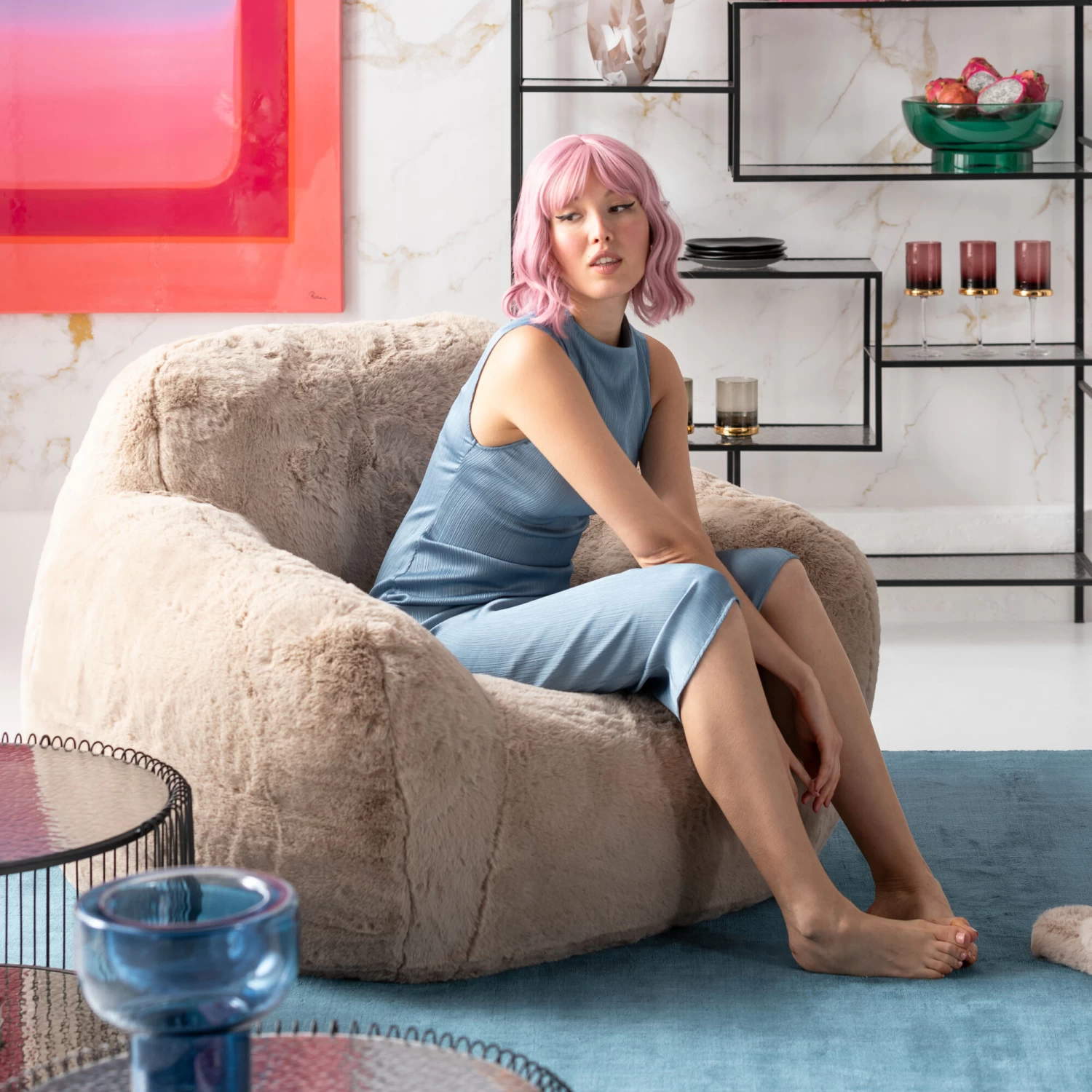 Sessel Mika Creme 4 Sessel Mika Creme – Bild 2