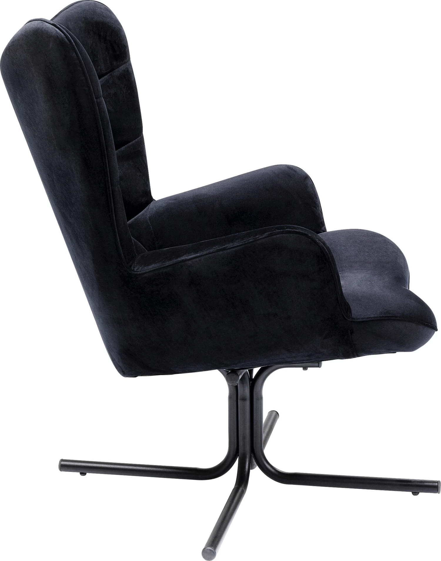 Drehsessel Oscar Velvet Schwarz 8 Drehsessel Oscar Velvet Schwarz – Bild 6