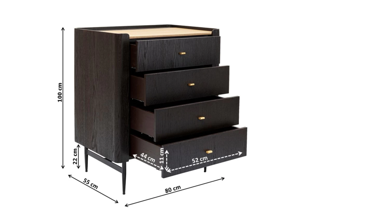 Kommode Milano 80x100cm 20 Kommode Milano 80x100cm – Bild 18