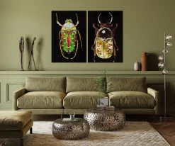 Couchtisch Pebbles Deluxe Silber (2/Set)