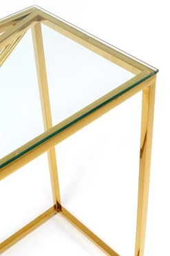 Konsole Laser Gold Klarglas 120x40cm -Bestes Möbelkollektions Geschäft 2b0d8452d13f8ea85d60023d4c1a0d13bd1ca14a