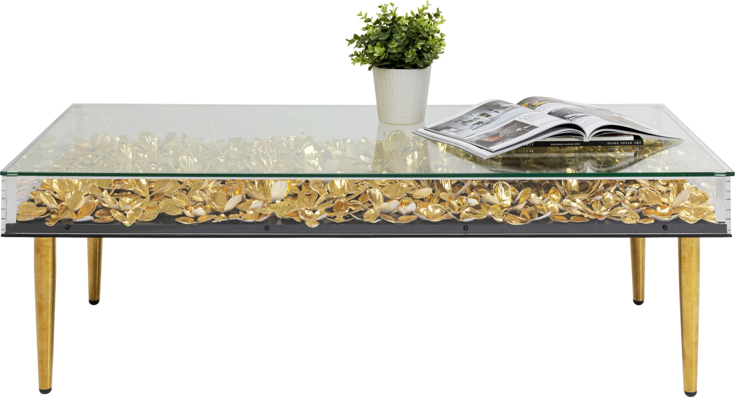 Couchtisch Gold Flowers 120x60 4 Couchtisch Gold Flowers 120x60 – Bild 2