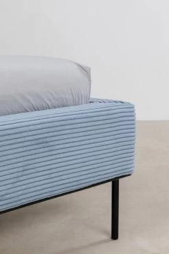 Bett East Side Cord Blau 180x200cm -Bestes Möbelkollektions Geschäft 2eb44a670d2bc1cb23a8ea2fee8af2b8d8b6e760