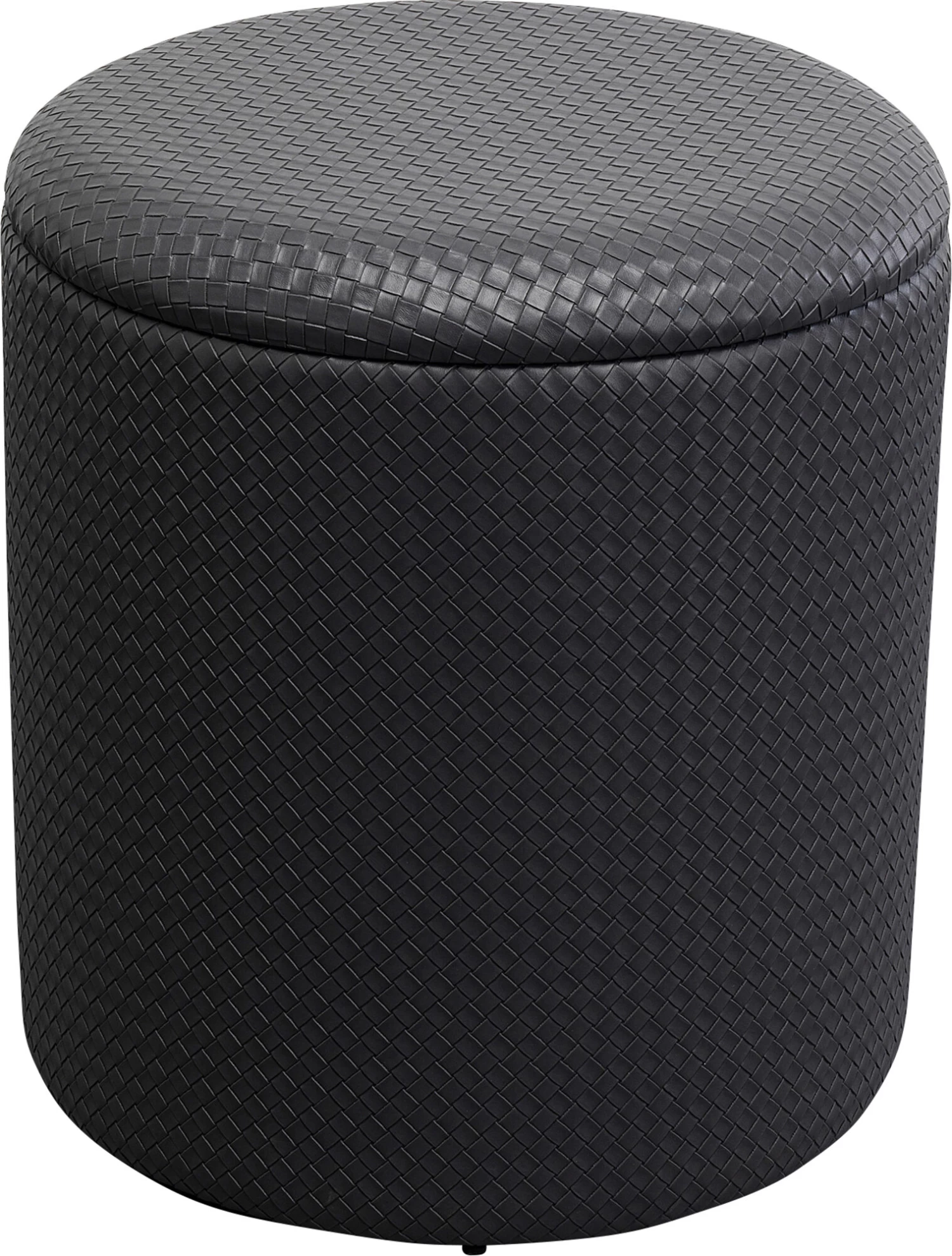 Hocker Venezia Storage Schwarz Ø40cm 8 Hocker Venezia Storage Schwarz Ø40cm – Bild 6