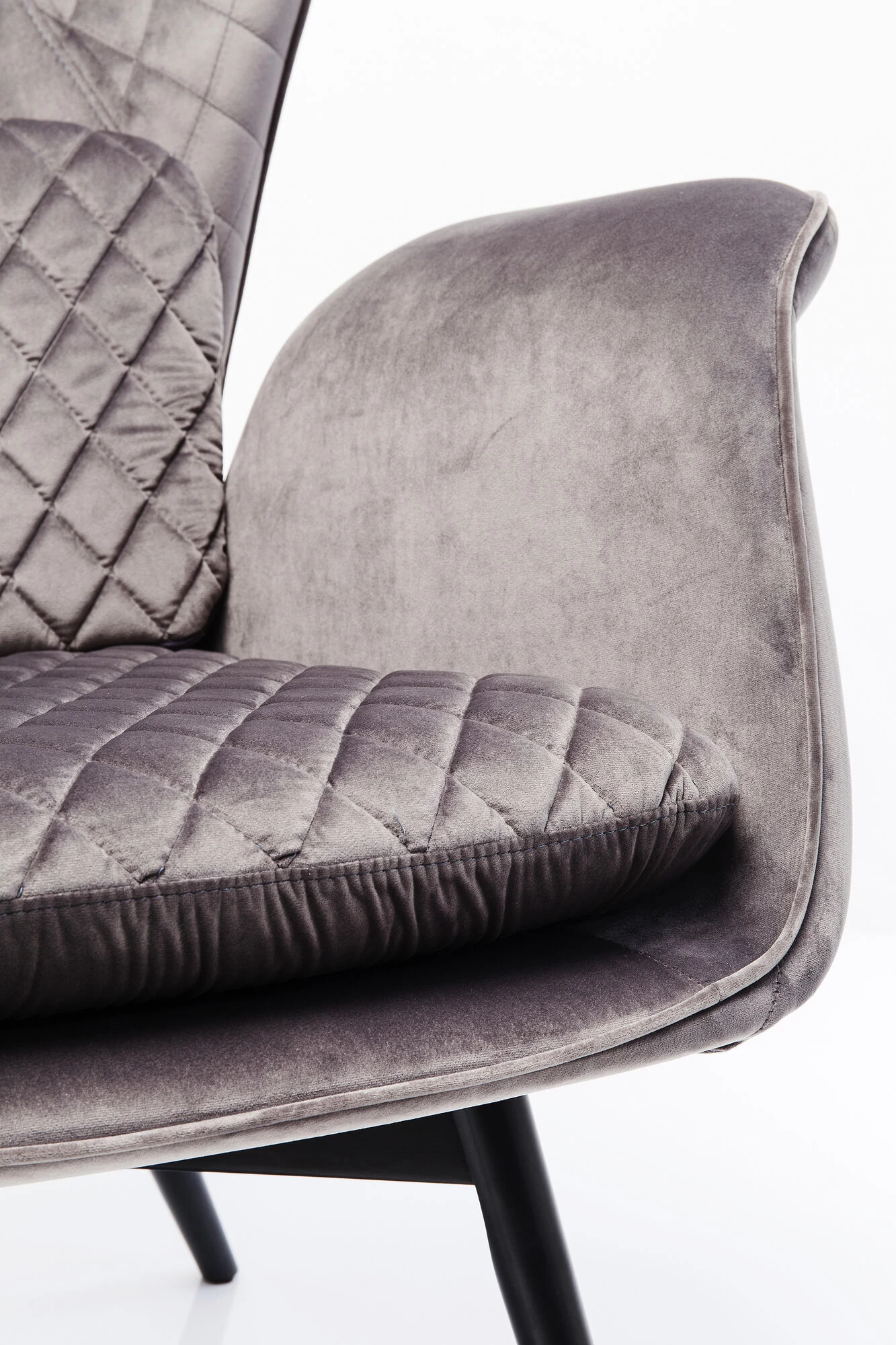 Sessel Tudor Velvet Silbergrau 13 Sessel Tudor Velvet Silbergrau – Bild 11