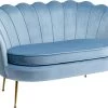 Sofa Water Lily 2-Sitzer Gold Aqua
