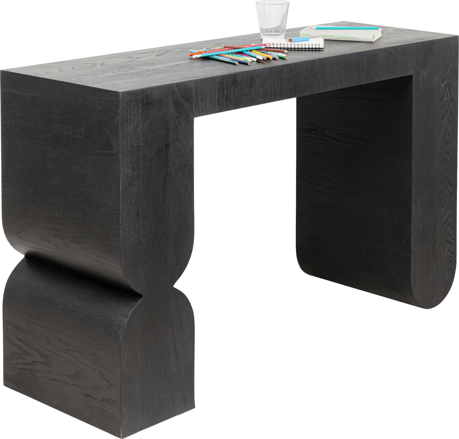 Konsole Curve Schwarz 120x76cm 7 Konsole Curve Schwarz 120x76cm – Bild 5