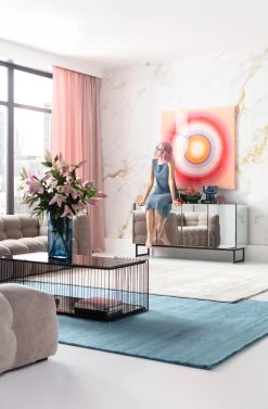 Sideboard Soran Schwarz 160x45cm