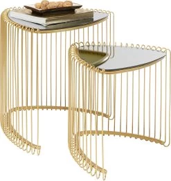 Beistelltisch Wire Triangle Gold (2/Set) -Bestes Möbelkollektions Geschäft 328cfd6dd39eabef05c88c997b29b4e3eafb5283
