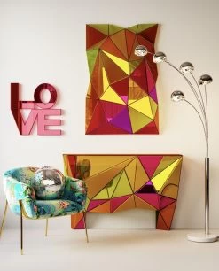 Wandspiegel Prisma Colore 80x120cm