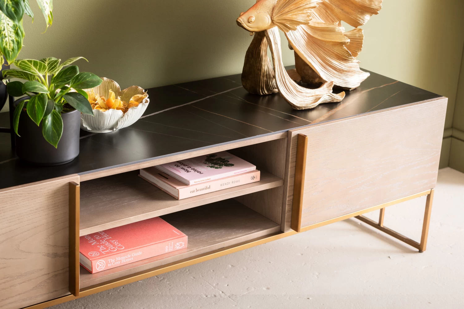 Lowboard Cesaro 160x50cm 4 Lowboard Cesaro 160x50cm – Bild 2