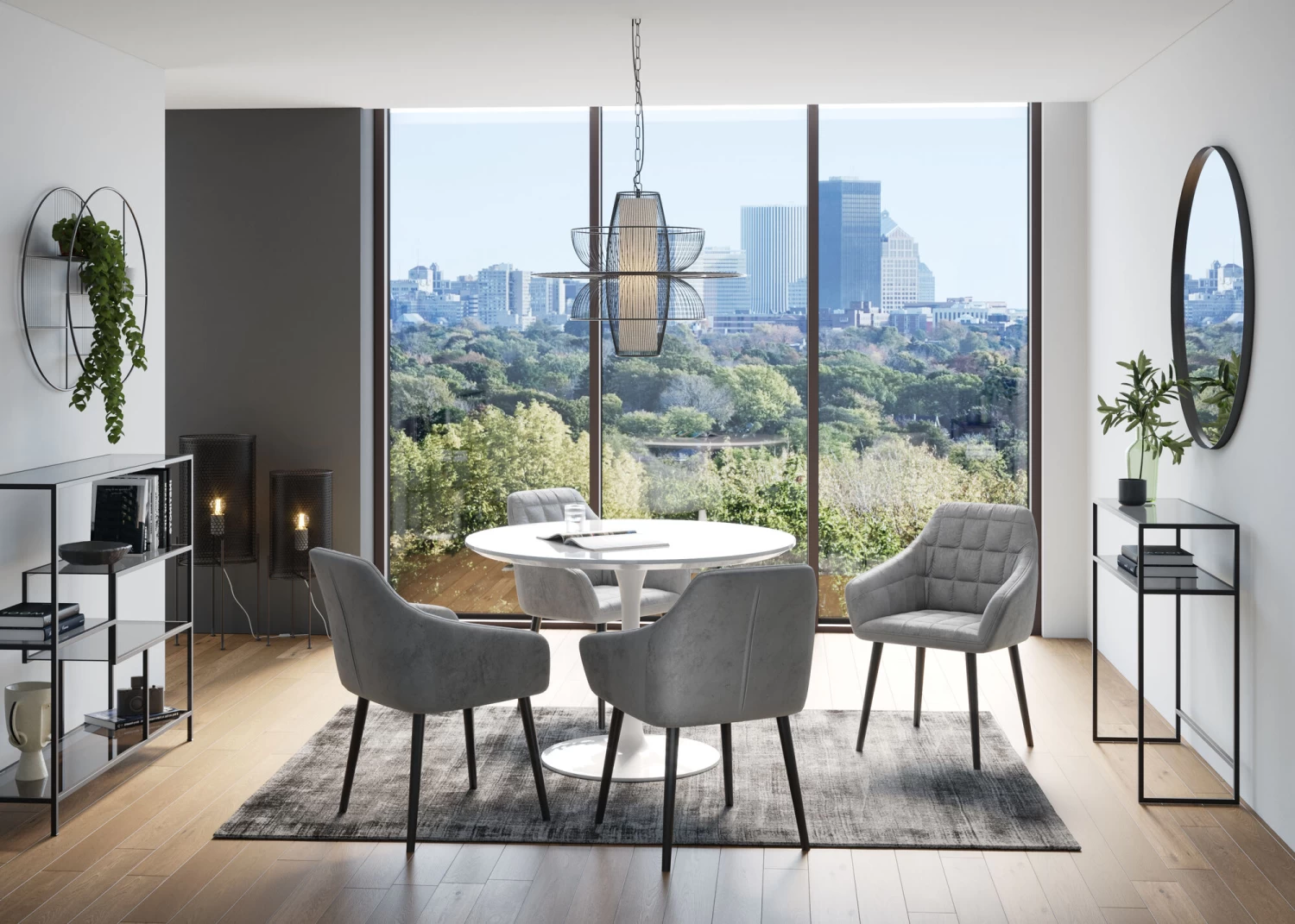 Regal Loft Schwarz 60x100cm 3 Regal Loft Schwarz 60x100cm