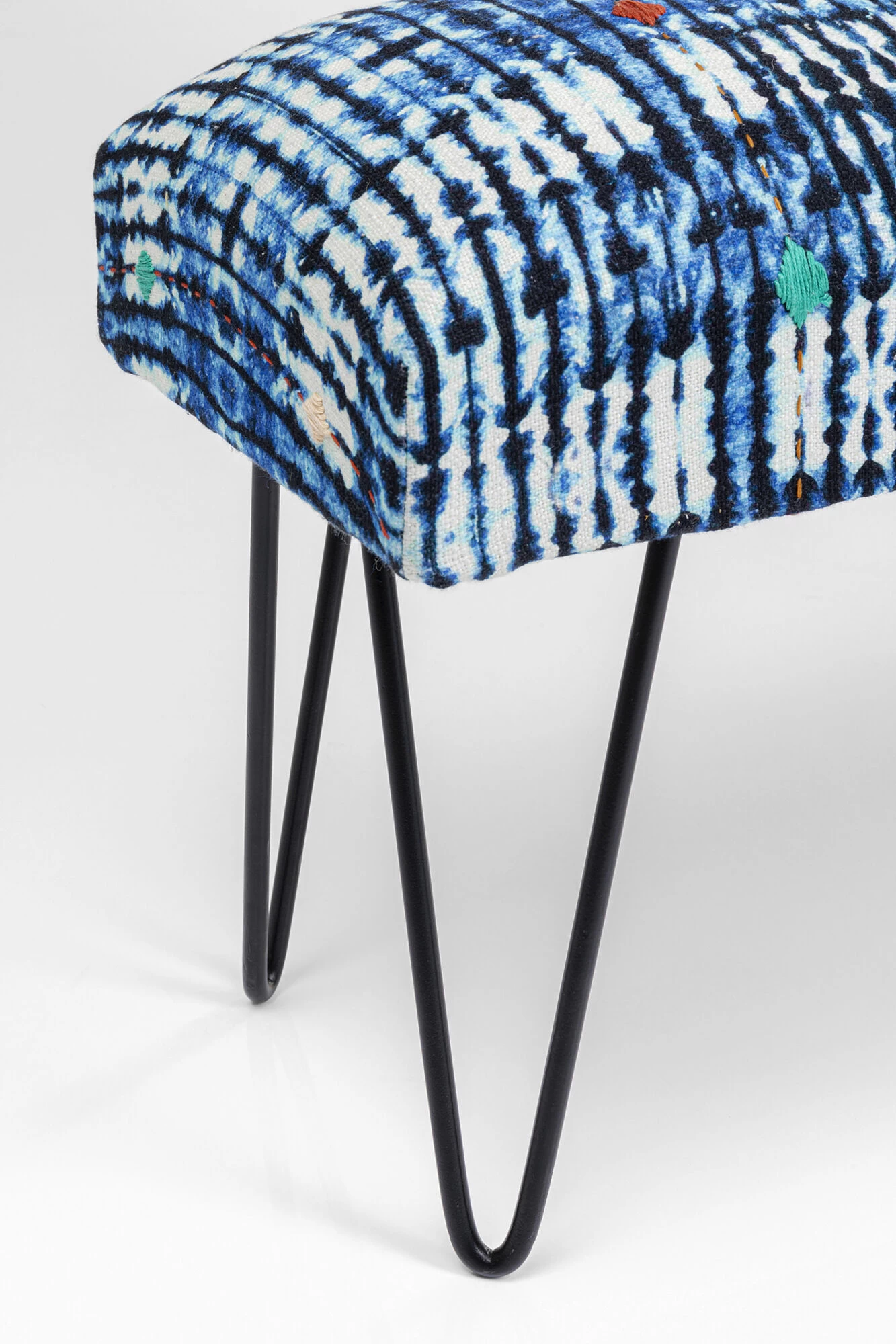 Bank Desna Patchwork Blau 80cm 7 Bank Desna Patchwork Blau 80cm – Bild 5