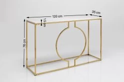 Konsole Miami Loft Gold 120cm -Bestes Möbelkollektions Geschäft 3cdf67d8bbb12a8b089ed143643179cb5342c91e