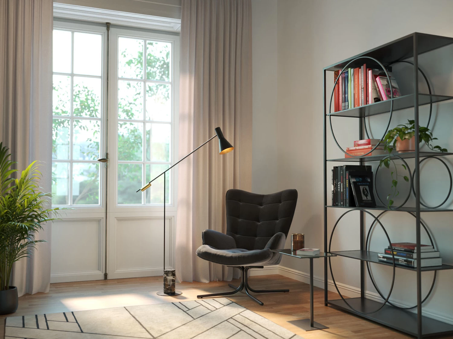 Drehsessel Oscar Velvet Schwarz 6 Drehsessel Oscar Velvet Schwarz – Bild 4