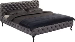 Bett Desire Velvet Silbergrau 160x200 Cm -Bestes Möbelkollektions Geschäft 3ffaf1dfc4680440022895908e68ae0dc631c7dd
