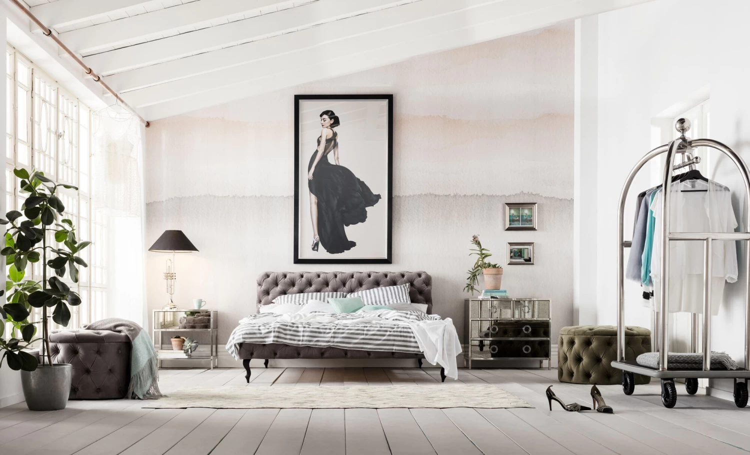 Sitztruhe Desire Rund Silbergrau 4 Sitztruhe Desire Rund Silbergrau – Bild 2