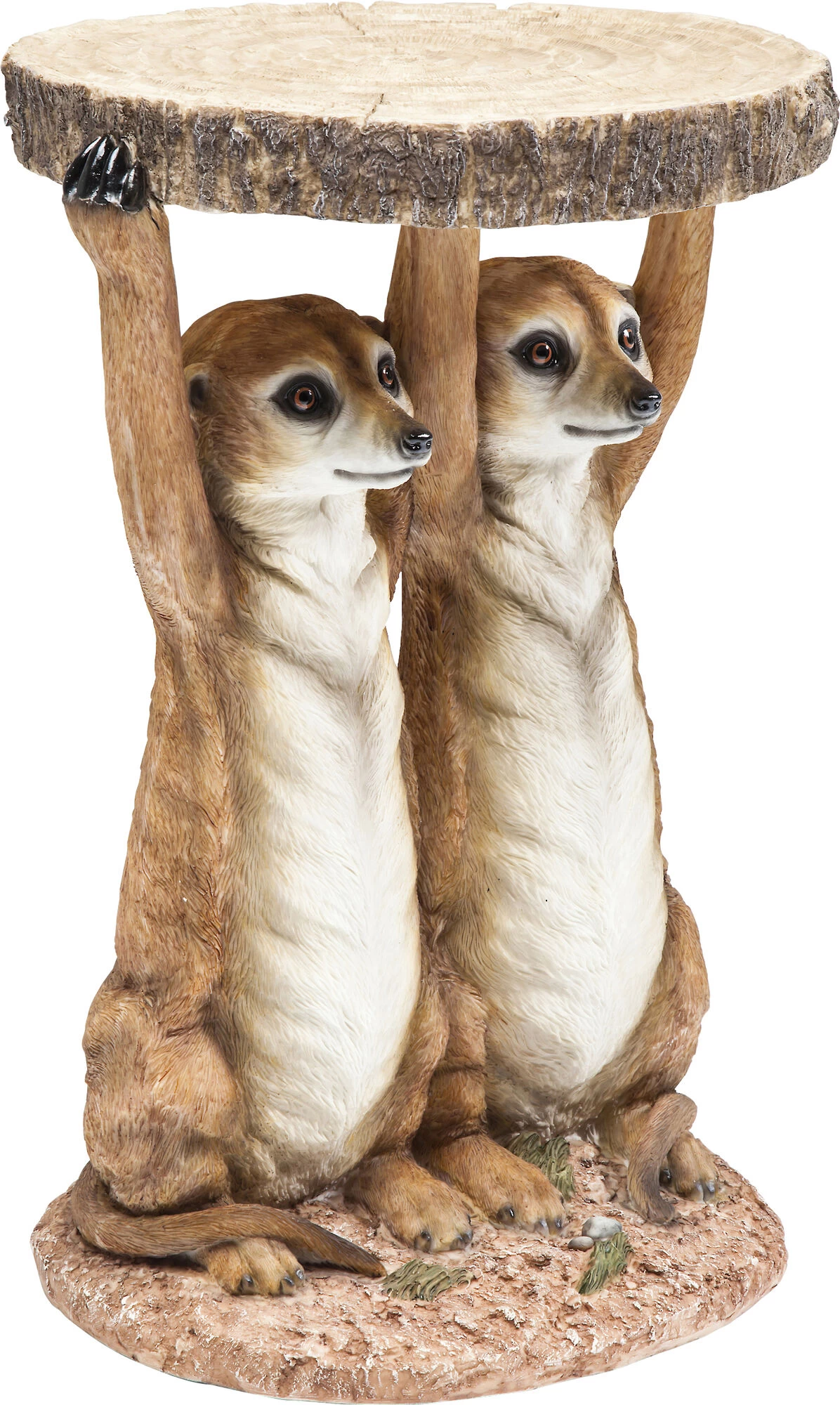 Beistelltisch Animal Meerkat Sisters Ø33cm 7 Beistelltisch Animal Meerkat Sisters Ø33cm – Bild 5